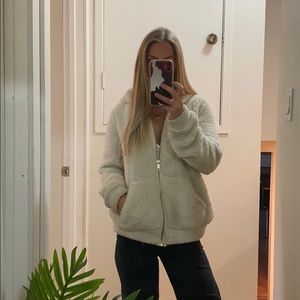 Forever 21 fuzzy zip up